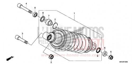 AMMORTIZZATORE POSTERIORE CB650RAK di 2019